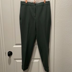 Ann Taylor Green Petite Curvy Pants